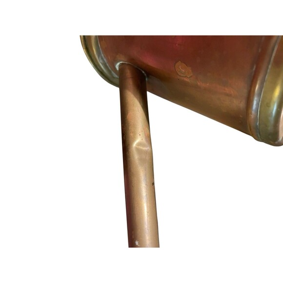 Copper And Brass Watering Can Vintage Made In Holland - Picture 4 of 8